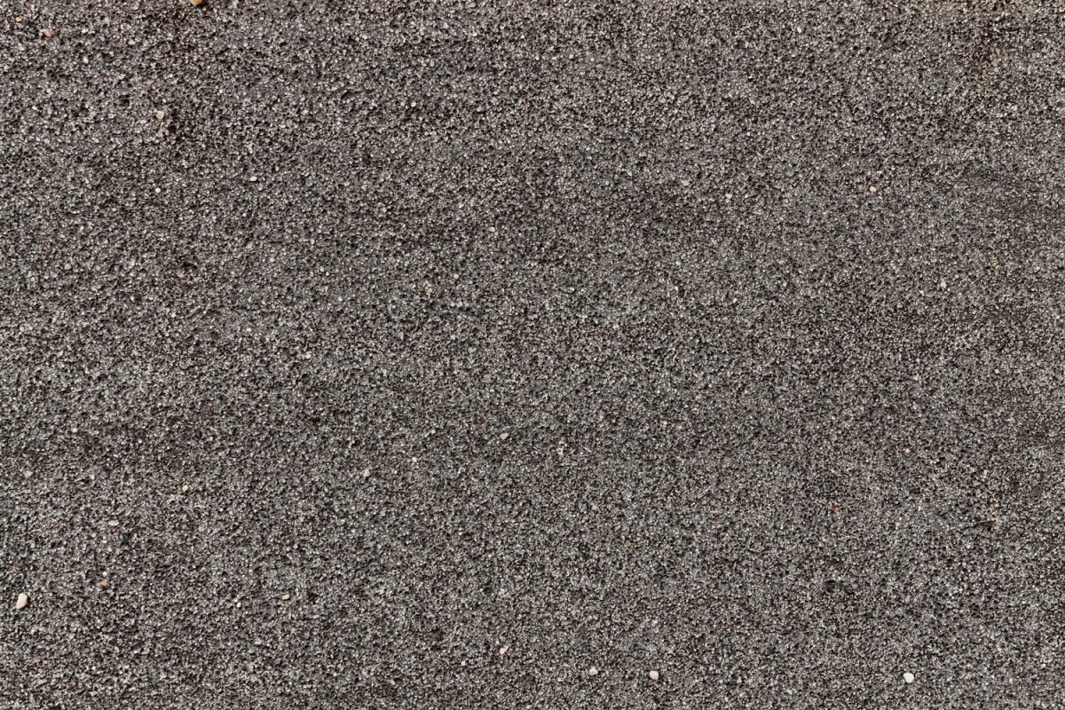 Dark brown colored porous pavement