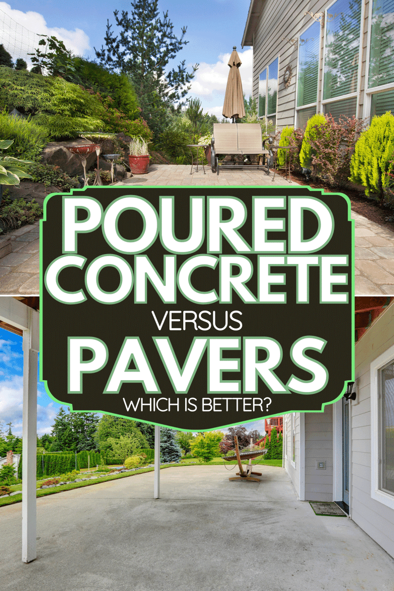 Comparison between concrete floor vs pavers, Poured Concrete Vs. Pavers: Which Is Better?