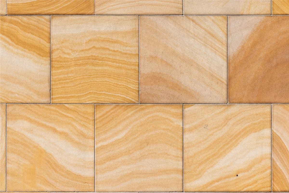 limestone sandstone slabs square cut used on flooring