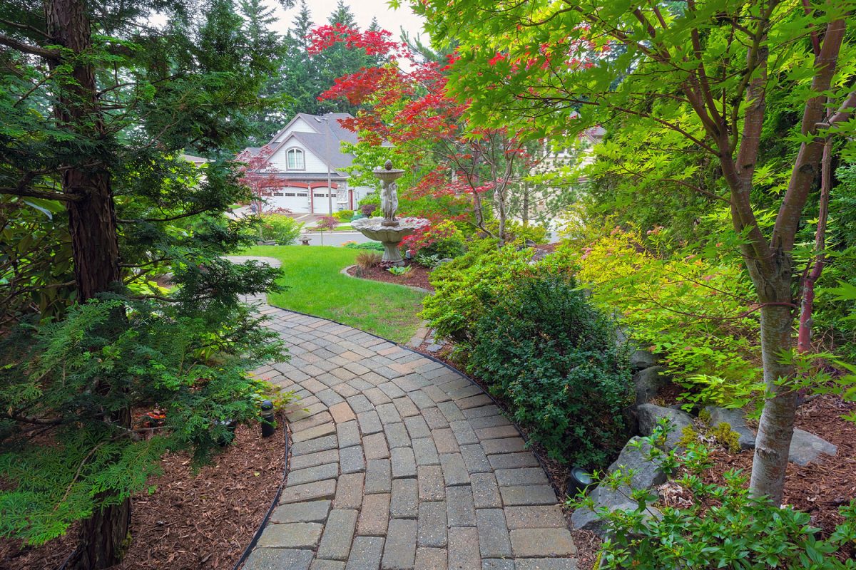 classive paver colors in walkways and pathways