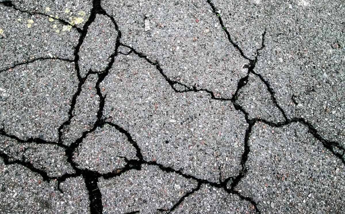 Crack in the asphalt