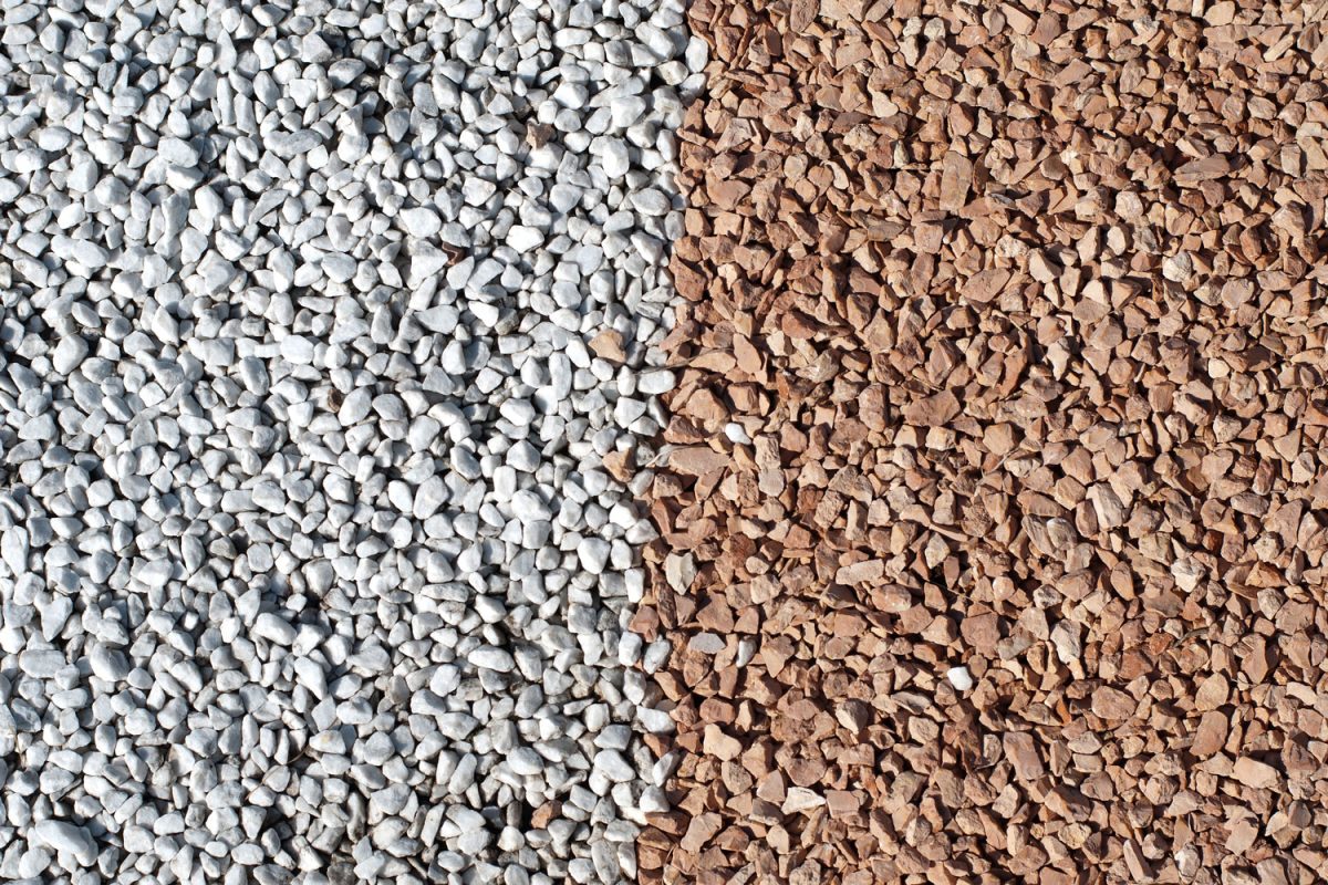 Find your prefered pea gravel for your design