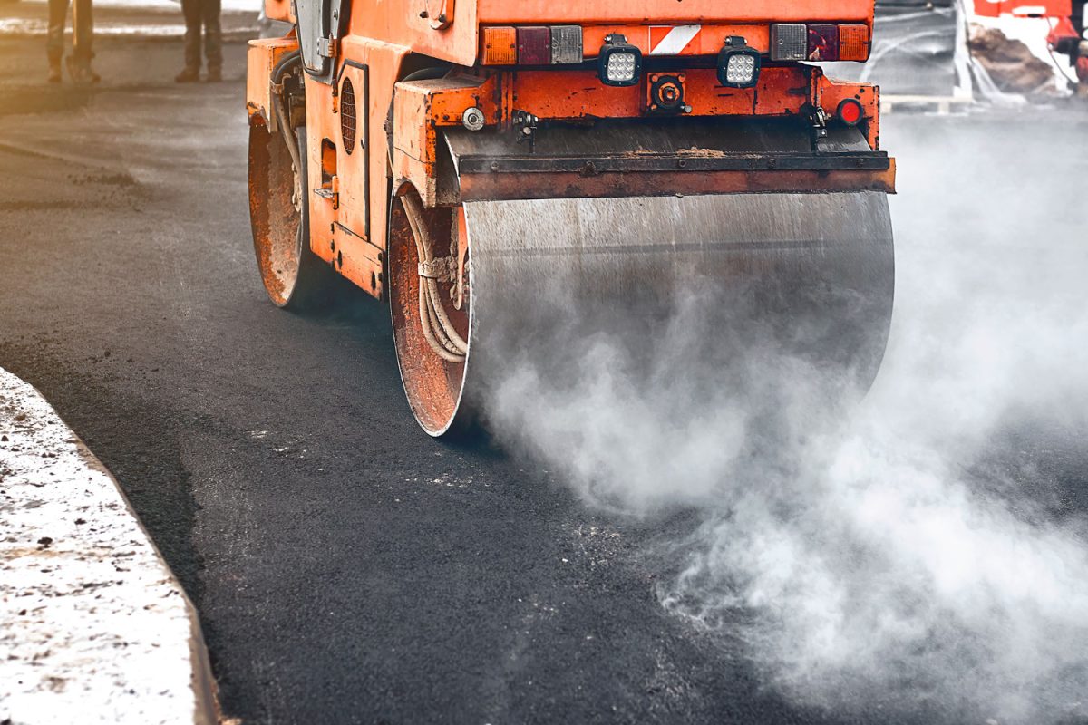 Hot mixed asphalt used for road highways