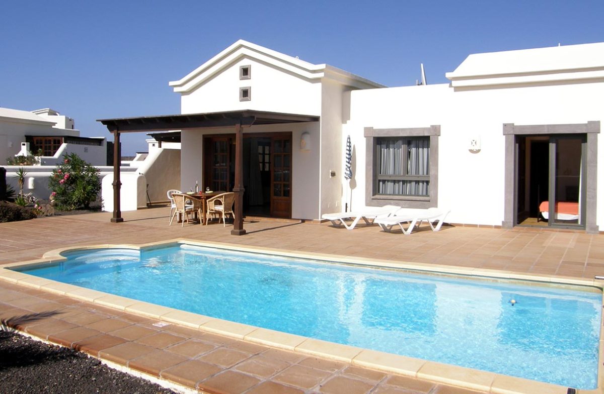 Luxury holiday vacation villa with private swimming pool