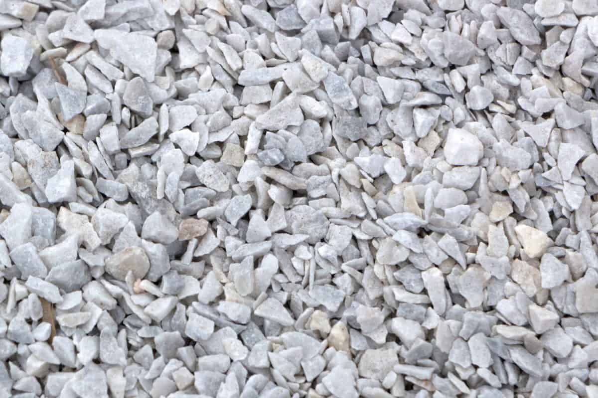 Texture, pattern, background. marble chips for landscaping pebbles close-up samples, marble pebbles