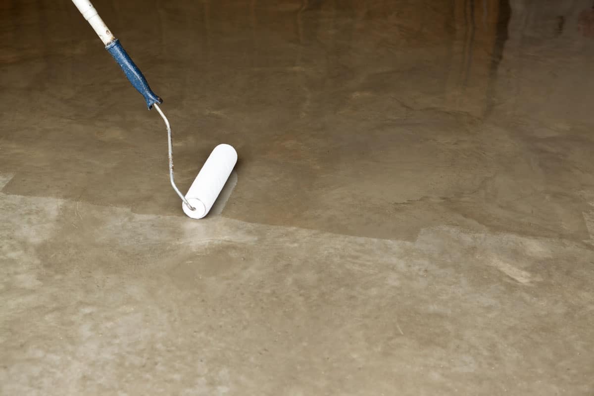 Clear Sealing New Concrete Floor