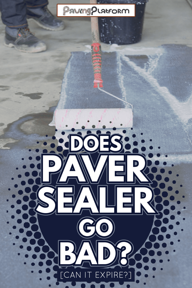Large scale application of a primer to concrete floors. - Does Paver Sealer Go Bad [Can It Expire]